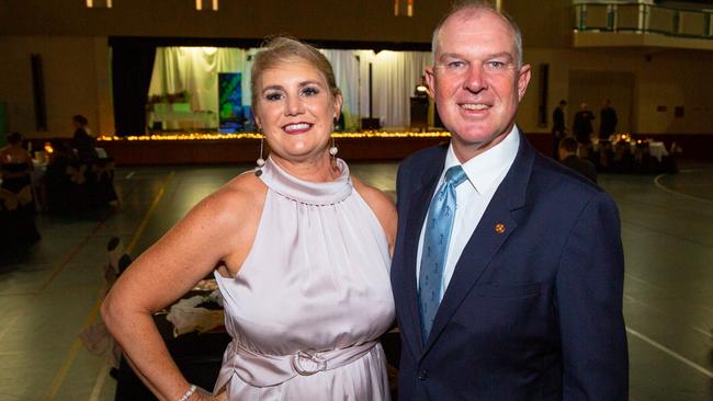 Michele Perret and Tony Perret at the 2022 Gympie Show Ball. Photo: Contributed