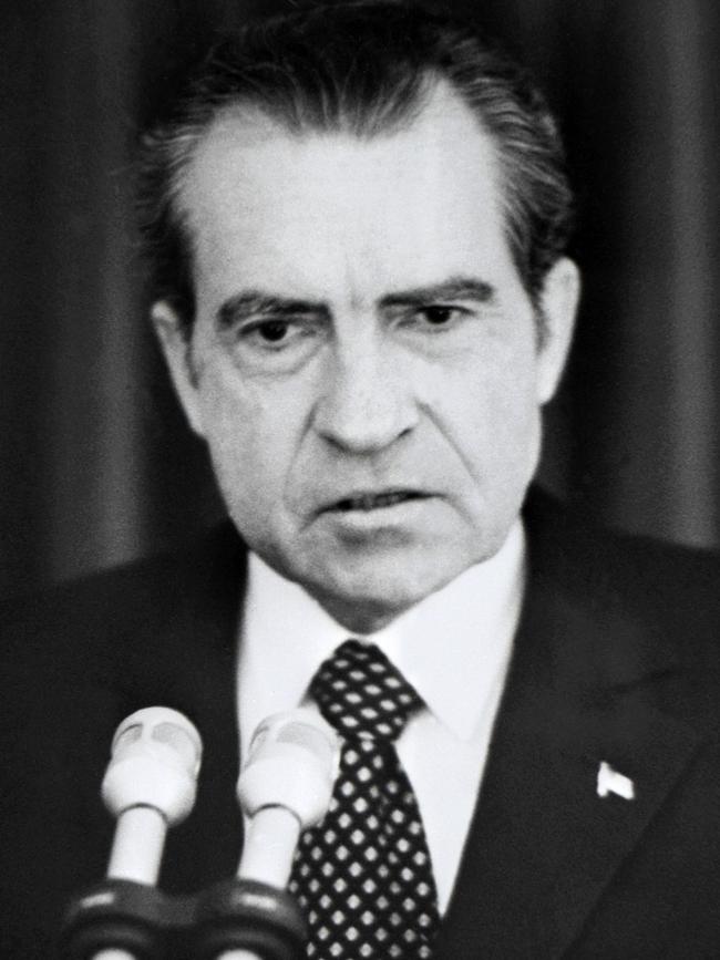 US President Richard Nixon. Picture: AFP