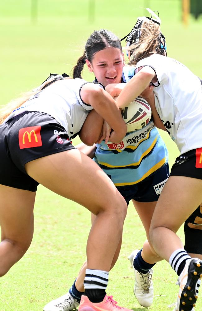 Harvey Norman U17 rugby league At Marsden SHS on the oval. Souths Logan v Norths Saturday March 22, 2025. Picture, John Gass