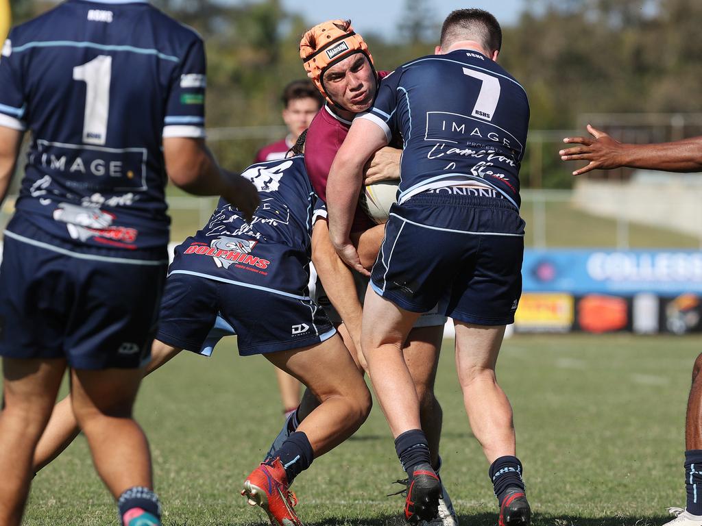 Clairvaux 3. Luke Anderson, Redcliffe and Clairvaux MacKillop College, Wynnum Manly Leagues Club. Picture: Liam Kidston