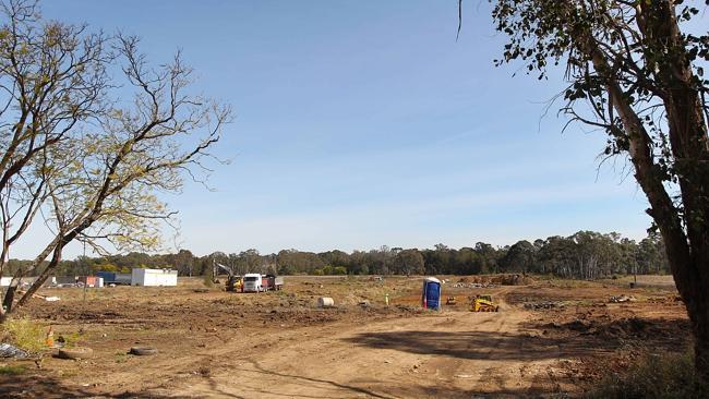 The Badgerys Creek airport site. Picture: Hollie Adams