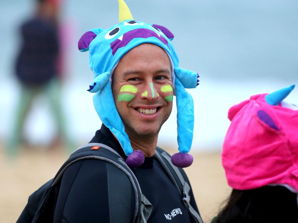 ROYAL TOUR - Visit to BONDI. People start to gather at Bondi beach ahead of the visit by The Duke and Duchess of Sussex, Prince Harry and his wife Meghan. Picture: Nathan Edwards