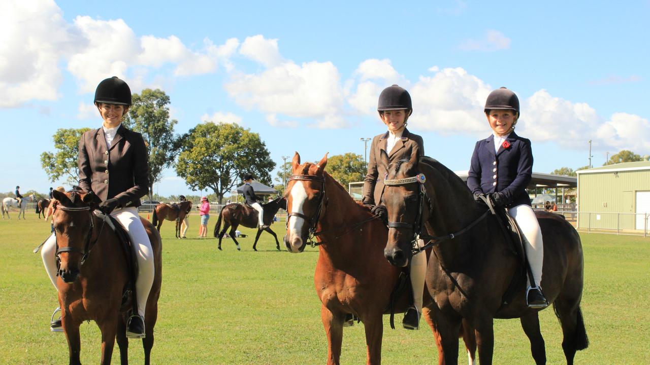 BUNDY SHOW 2021: Kahlia, Ella, and Lacey Paech at the show.