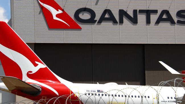 National carrier Qantas says ongoing state border restrictions are stifling the economic recovery. Picture: David Clark