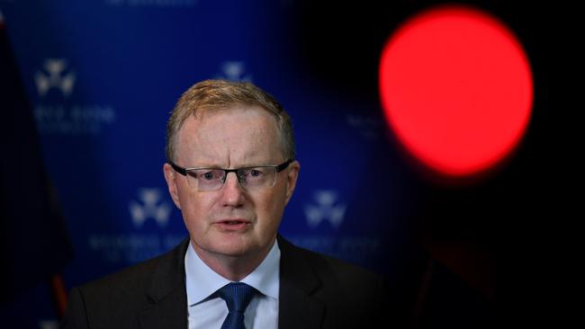 Reserve Bank governor Philip Lowe suggested the economic damage from the lockdowns might not be as bad as expected. Picture: AAP