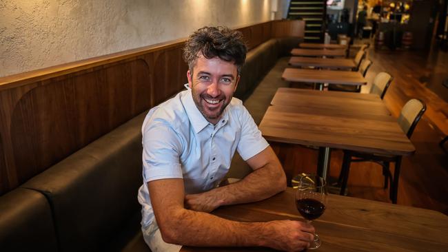 Chef Tom Tilbury at the newly renovated Press* ]restaurant, on April 10th, 2022, in Adelaide. Picture: Tom Huntley