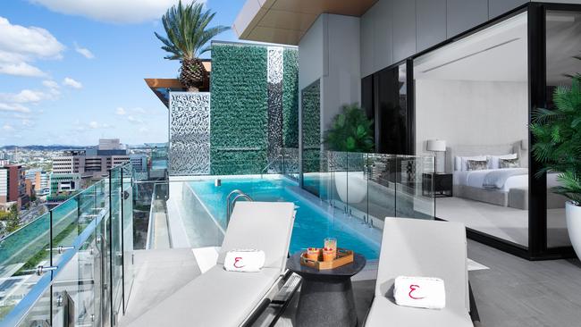 Balcony pool of The Parklands Suite