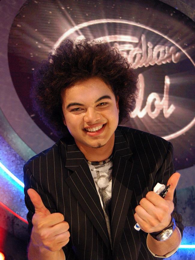 Guy Sebastian sho to fame after winning Australian Idol in 2003.