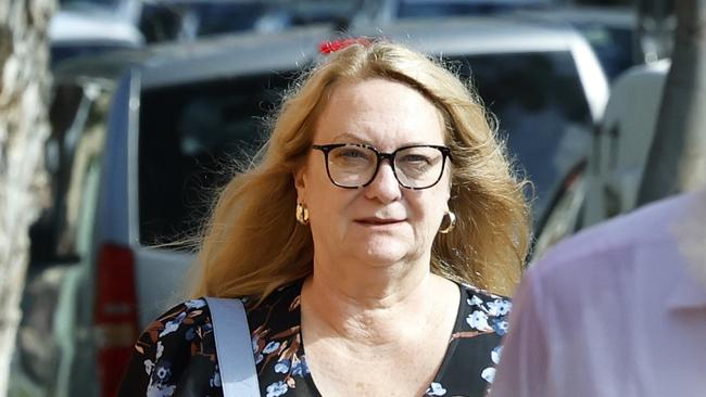 Jacquiline Krause arriving at Waverley Courthouse. Picture: Richard Dobson