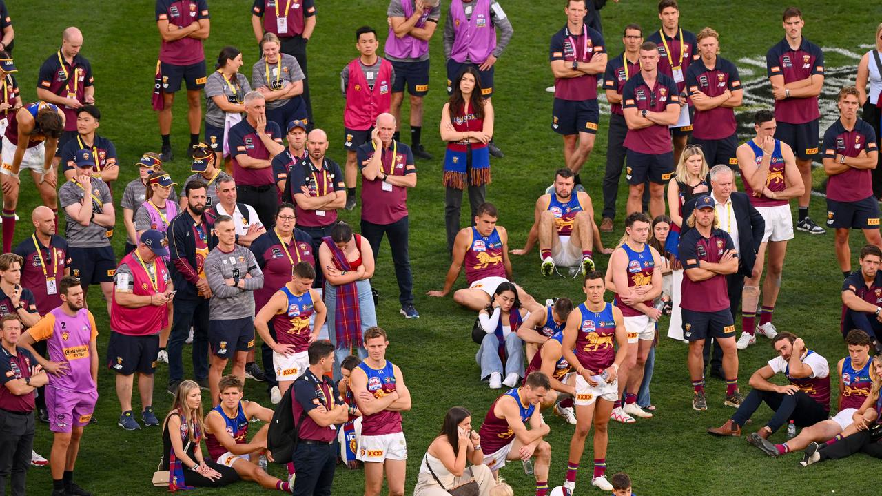 The Lions fell agonisingly short. Picture: Getty Images