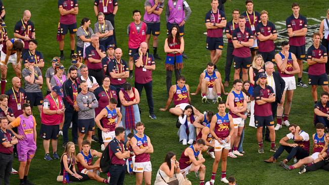 The Lions fell agonisingly short. Picture: Getty Images