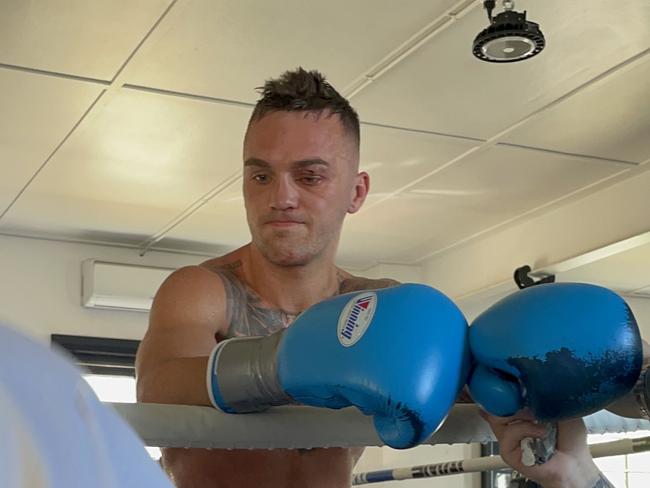 Sam Goodman’s injury at boxing session has caused a postponement Picture: Brendan Bradford