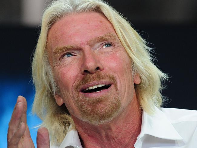 Sir Richard Branson refuses to give up his dream of commercial space travel. Picture: Frederic J Brown