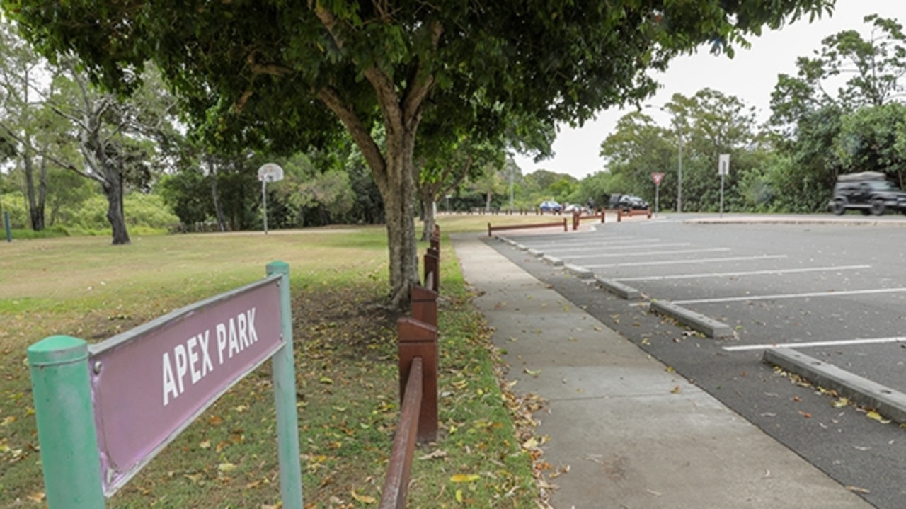 The council worker was allegedly assaulted in Apex Park in Hervey Bay.