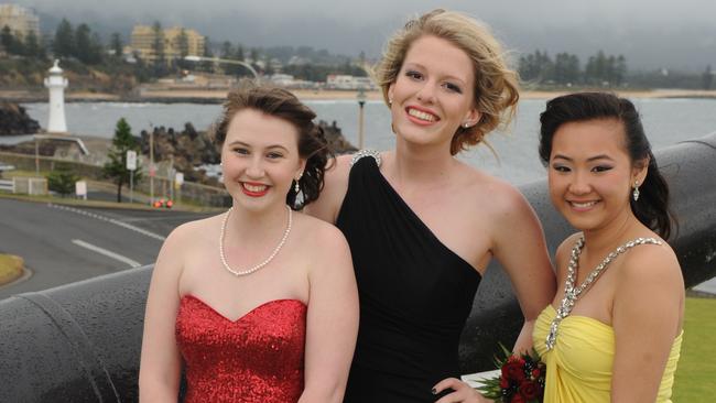 St Patrick’s College, Campbelltown year 12 students celebrating their formal in Wollongong in 2012.