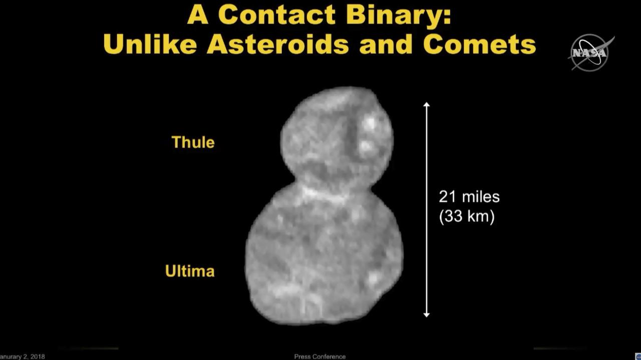 Ultima Thule space peanut turns into snowman The Australian