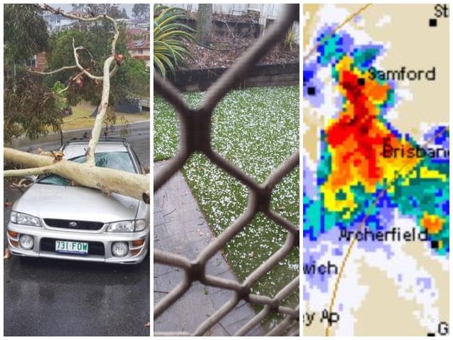 Severe storms smash into Brisbane