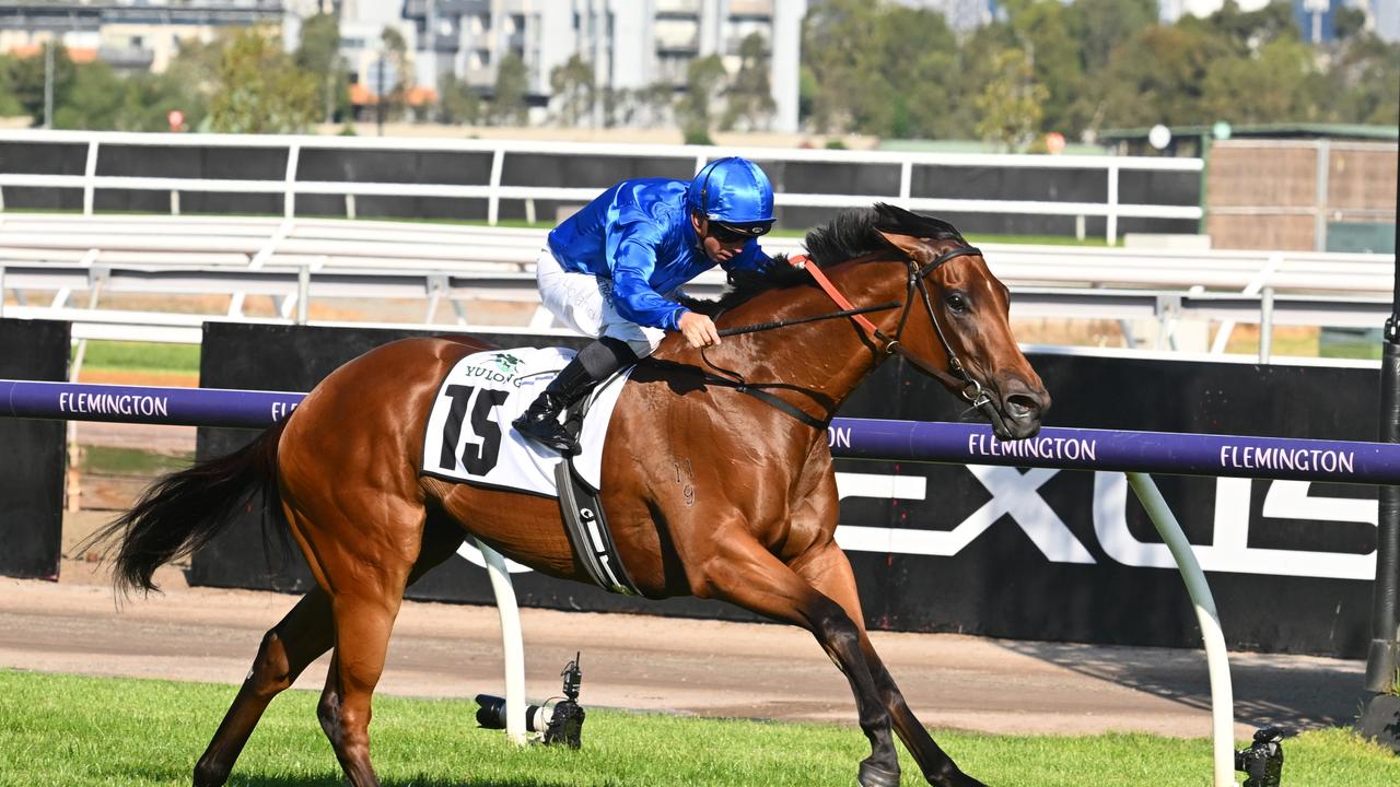 In Secret winning the Newmarket Handicap last year. Photo: Vince Caligiuri/Getty Images.