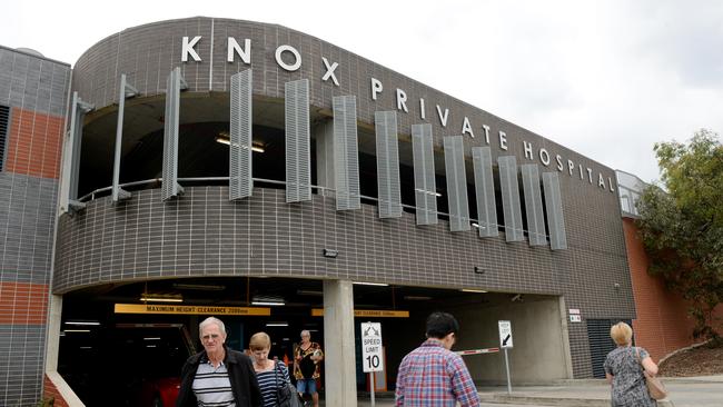 Knox Private Hospital in Wantirna will be closing its maternity ward in 2019.