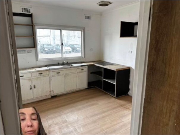 The kitchen wasn't much better. Picture: TikTok/rachmcqueen1