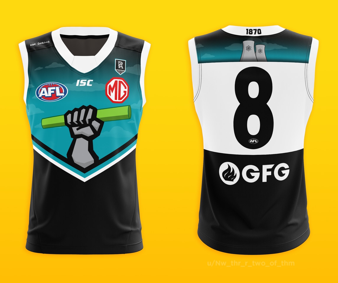 Afl store simpsons jersey