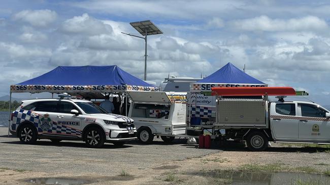 The search has resumed on day two for a man missing at Kinchant Dam. PHOTO: Estelle Sanchez