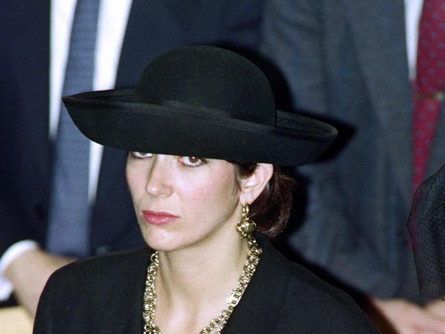 Ghislaine Maxwell in 1991. Picture: AFP