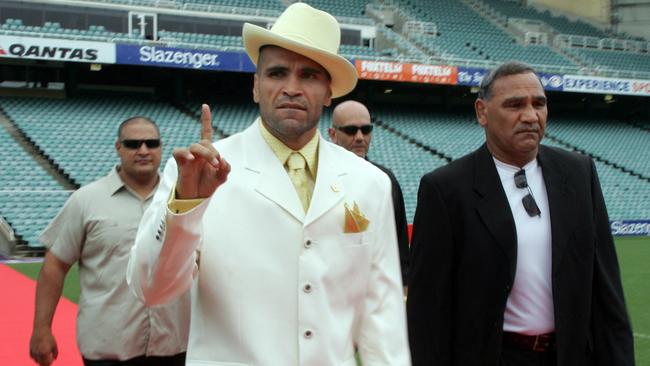 It is a far cry from the noise Mundine has made in the past.