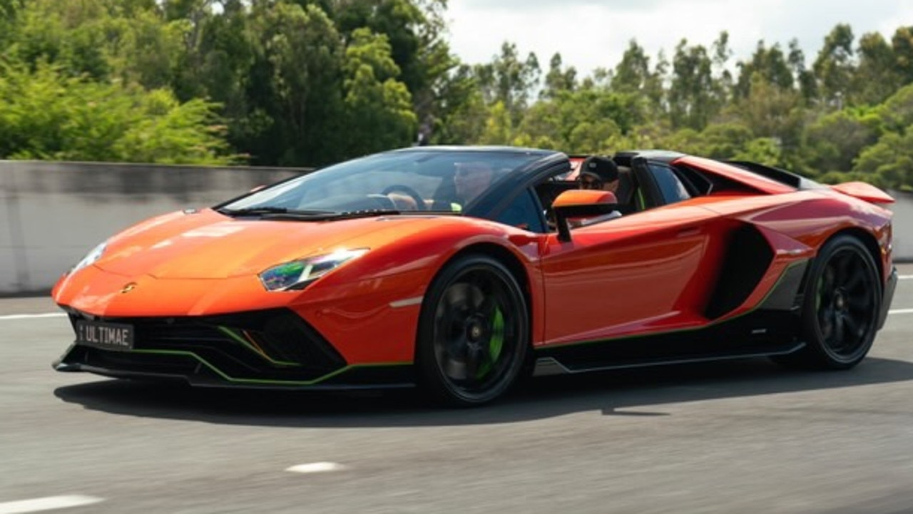 Mr Juresic’s Lamborghini Ultimae on the road