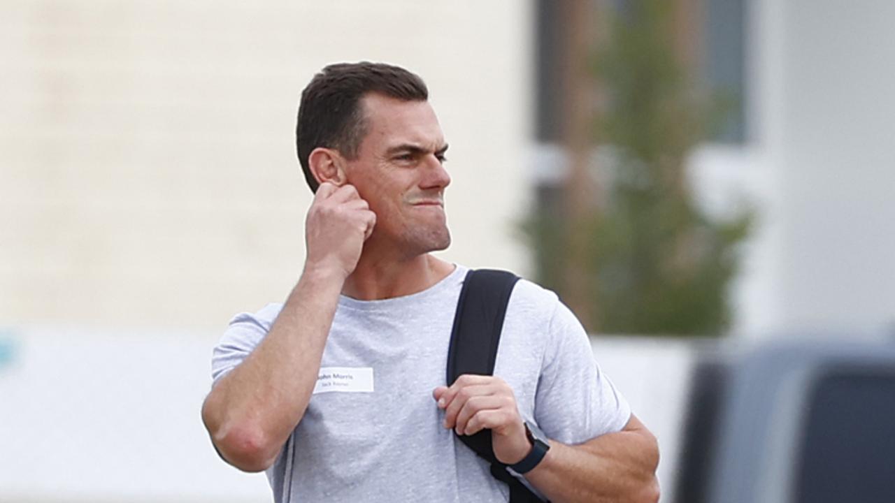 DAILY TELEGRAPH 23RD AUGUST 2023 Pictured leaving South Sydney Rabbitohs training facility at Maroubra is South Sydney assistant coach John Morris. Picture: Richard Dobson