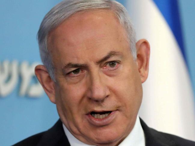 Israeli Prime Minister Benjamin Netanyahu. Picture: AFP