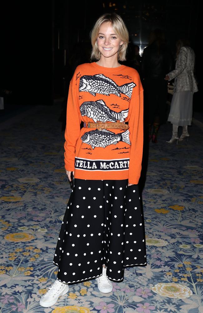 Nadia Fairfax attends the Alice McCall show at Mercedes-Benz Fashion Week Resort 18 Collections at Carriageworks on May 15, 2017 in Sydney, Australia. Picture: Getty