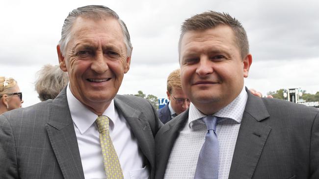 Trainers Peter and Paul Snowden have a potential classic horse in Crime Spree who looks hard to beat at Hawkesbury. Picture: AAP Image