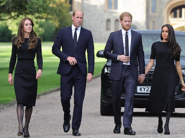 The funeral of King Charles would be the next, and final, time Prince William and Prince Harry would meet in person, according to friends of the estranged brothers. Picture: AFP