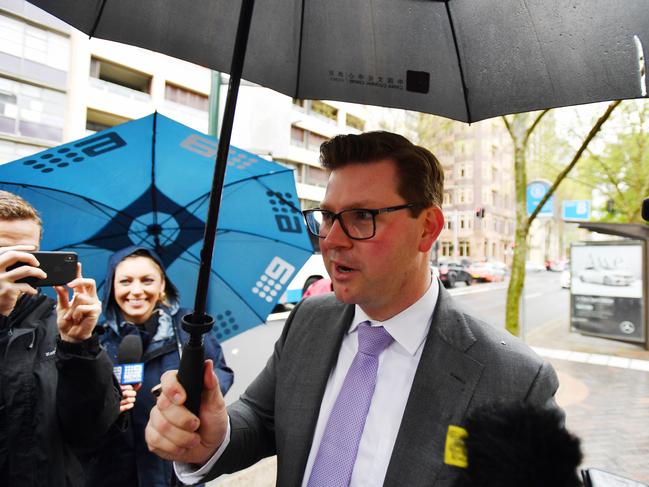 Scott Farlow, pictured, aired the claims in parliament this week. Picture: AAP/Dean Lewins