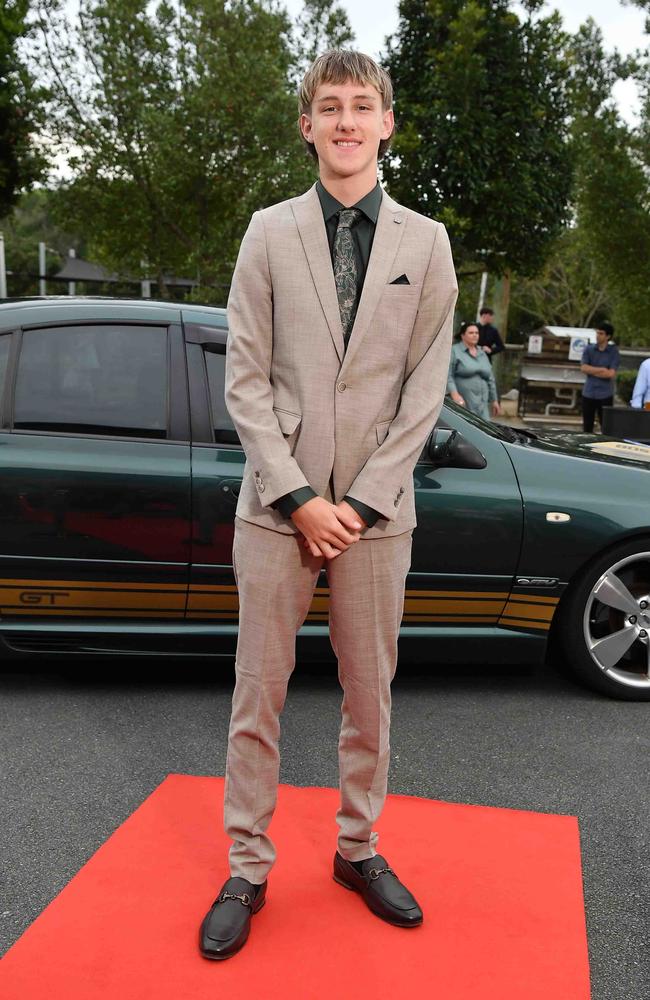 Brain Youngman at Nambour State College School Formal. Picture: Patrick Woods.