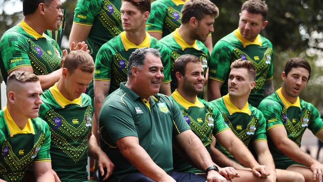 Mal Meninga has been preparing the respective Australian teams for rep round. Picture: Brett Costello