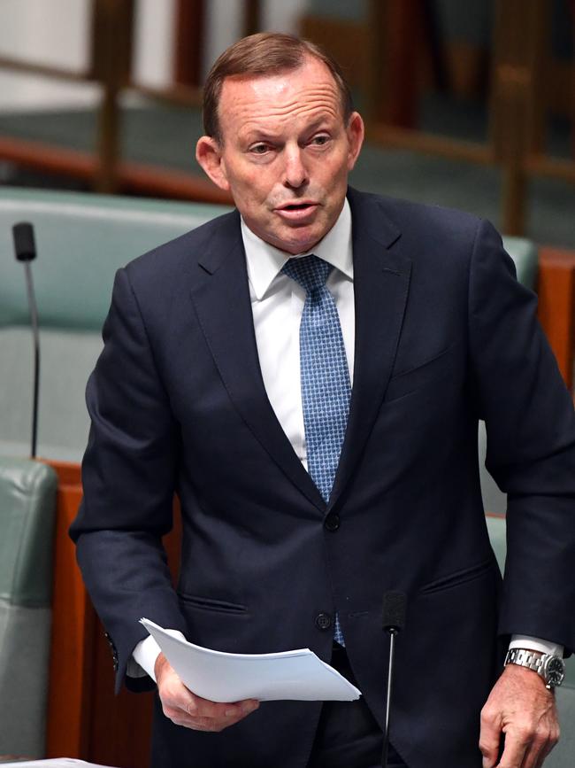 Former prime minister Tony Abbott. Picture: AAP