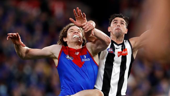 The Demons are ranked No.1 for kicking down the line - and need to stop being boring. Picture: Getty Images