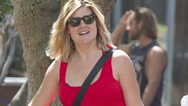 Sarah Harris shows off toned post-baby bod