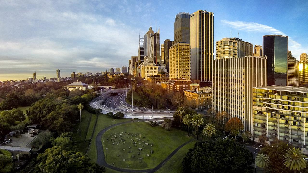 Dronestagram feature: Sydney City buildings. Picture: @iflywithmylittleeye/Instagram