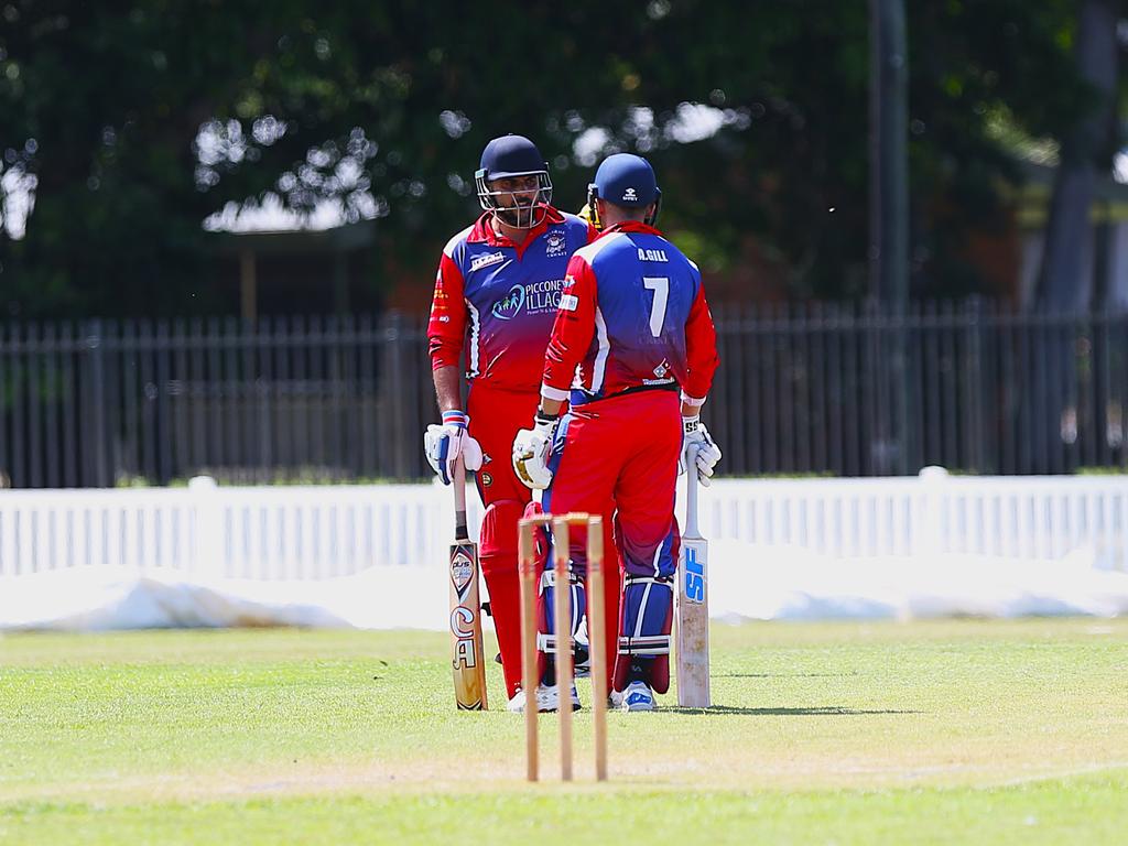 Norths Spicy Bite v Mulgrave Punjabi at Griffiths Park. Cricket Far North Second grade 2025. Photo: Gyan-Reece Rocha.