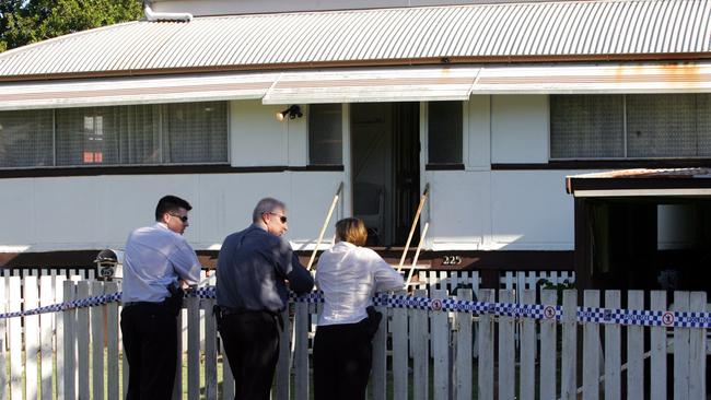 The house at Sandgate where Morgan Jay Shepherd was murdered by Christopher Clark Jones and James Patrick Roughan.