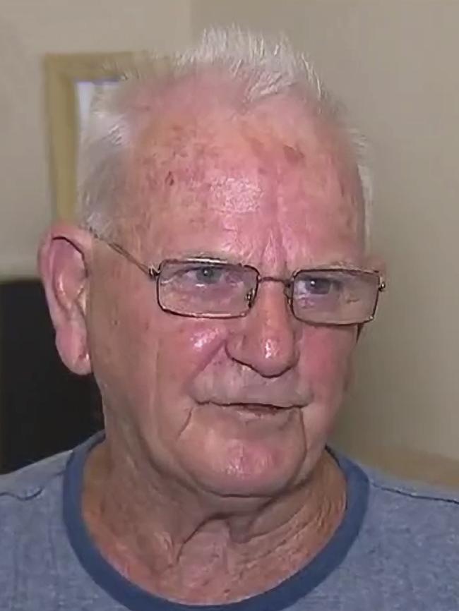 Pensioner Raymond 'Ray' Drury following his altercation with the PM. Picture: NBN