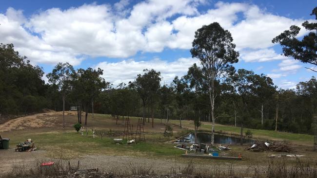 The property runs down to a wildlife corridor.