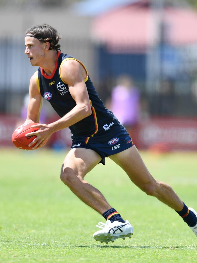 Crows half-back flanker Will Hamill in the under-23 Showdown. Picture: AAP/David Mariuz