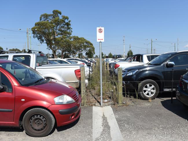 Drivers are forced to park illegally because of a shortages of spaces. Picture: Kylie Else