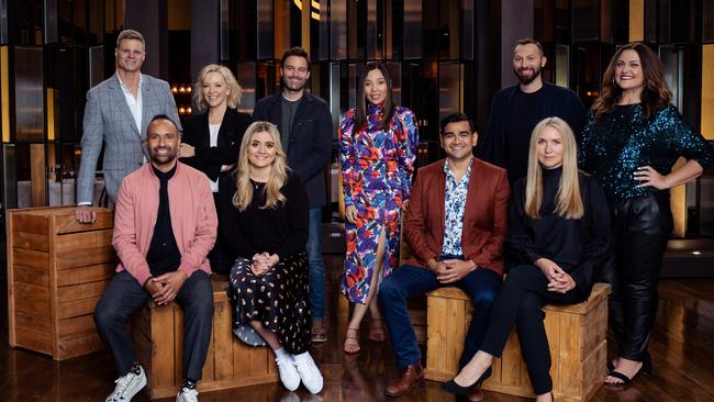 The cast of Celebrity MasterChef Australia.