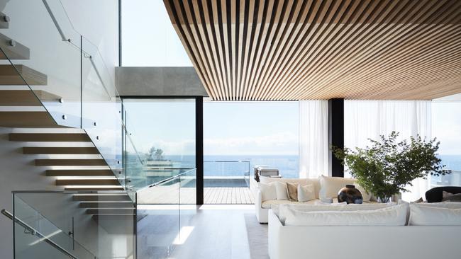 The home of Candice Warner, designed by architect Rolf Ockert. Styling Credit: Megan Morton. Picture: Prue Ruscoe