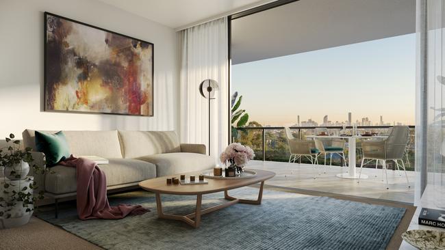 Inside one of the luxury units at The Green Tarragindi. Picture: Supplied